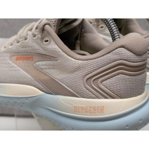 Brooks Women Glycerin GTS 21 White Running Shoes Sneakers Size 10 M - Picture 7 of 13